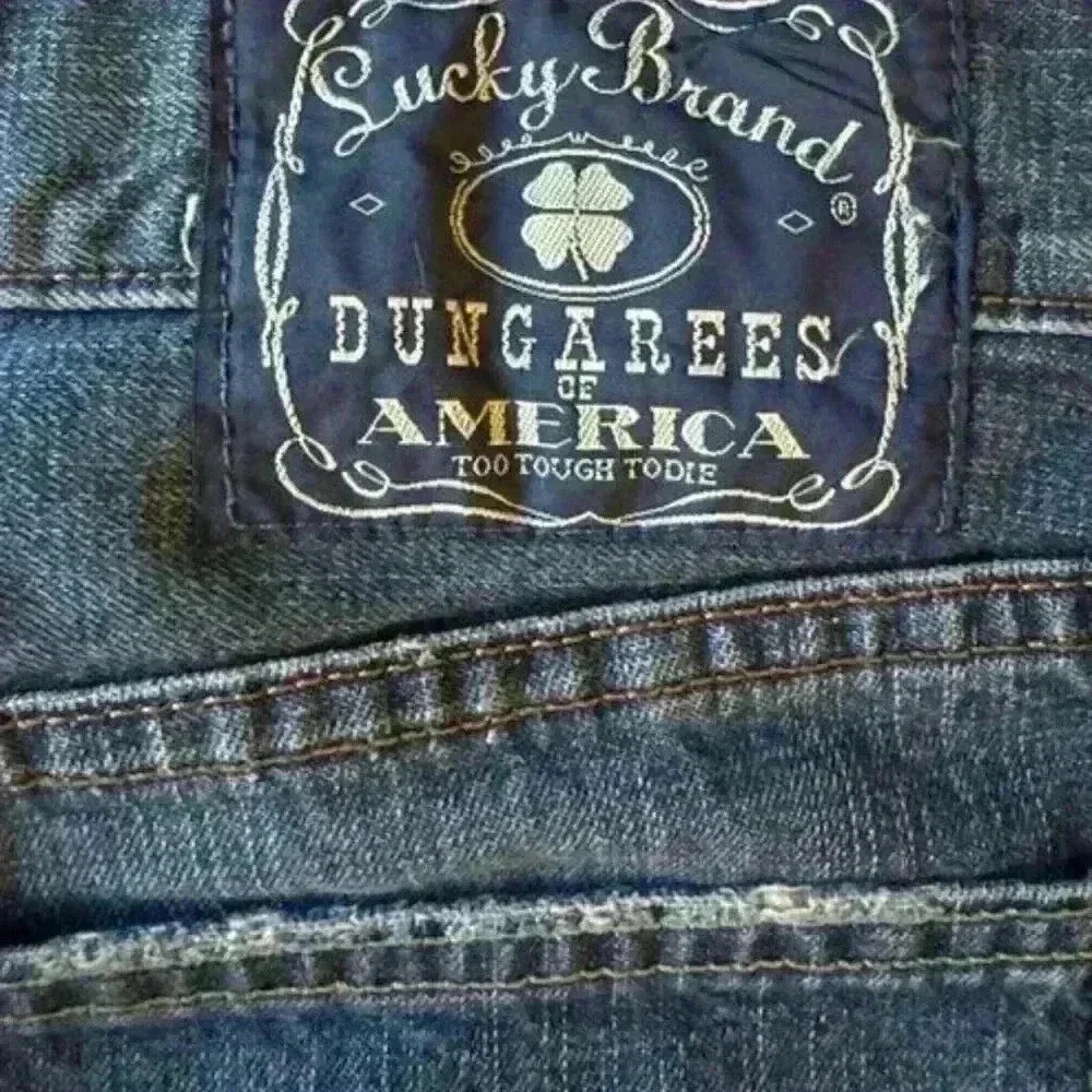 Men's Lucky Brand Dungarees of America too Tough To Die Jeans - Picture 4 of 4